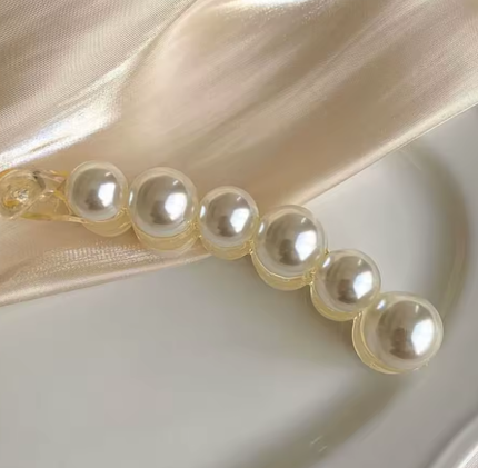 Pince à cheveux perles