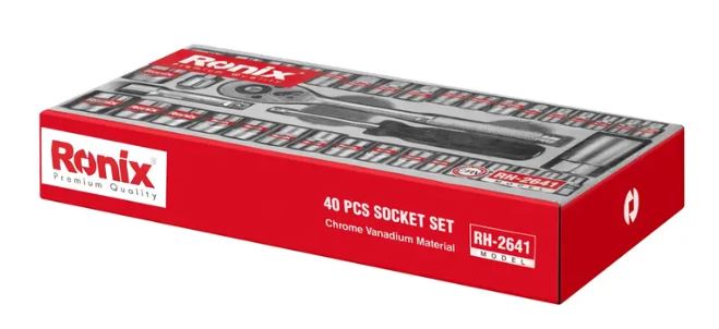 RONIX  Jeu de douilles (40 pièces) RH-2641