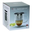 Tisaniere db paroi clea 30cl, transparent