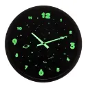 Horloge murale, Espace, brille dans le noir