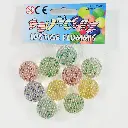 Bouncerz, paillettes, flummies, lot de 10, boules 
