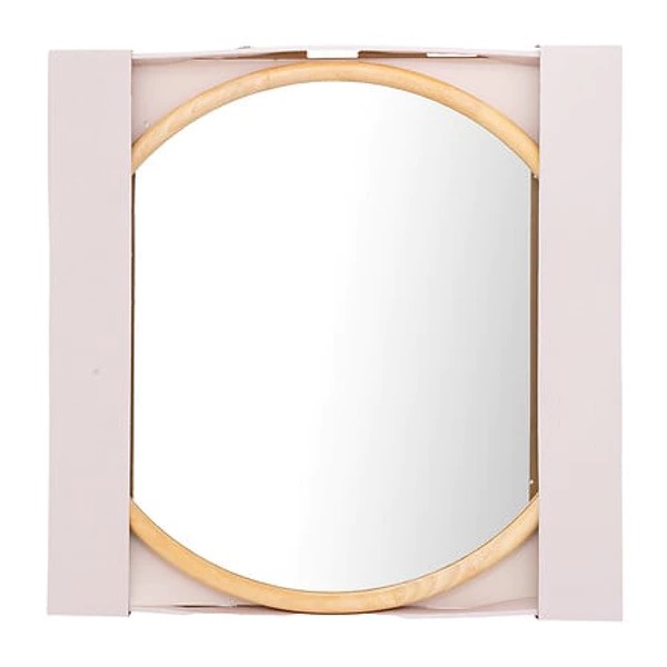 Miroir bois kim d55, marron