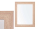 Miroir 38x48 cadre brun naturel