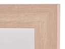 Miroir 38x48 cadre brun naturel