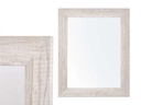 Miroir 38x48 cadre gris naturel