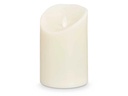 Bougie led creme haute et large