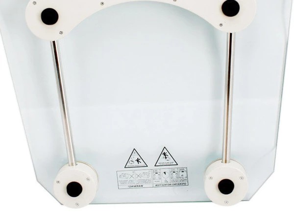 Pese-personne électronique 180kg verre LCD