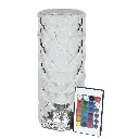 Lampe de table LED rechargeable Crystal + télécomm 