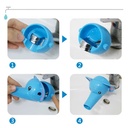 Prolongateur de robinet en forme de d'animaux