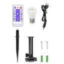 Guirlande lumineuse LED 8 m solaire IP44 10 pièces