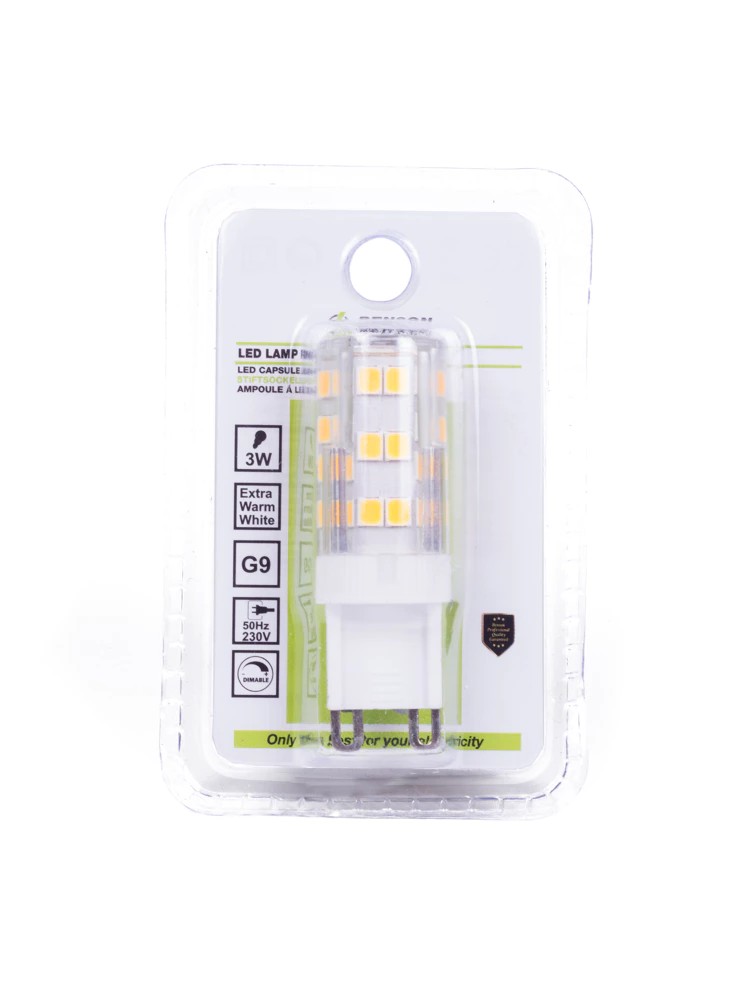 Capsule LED bi-broches G9 3W dimmable