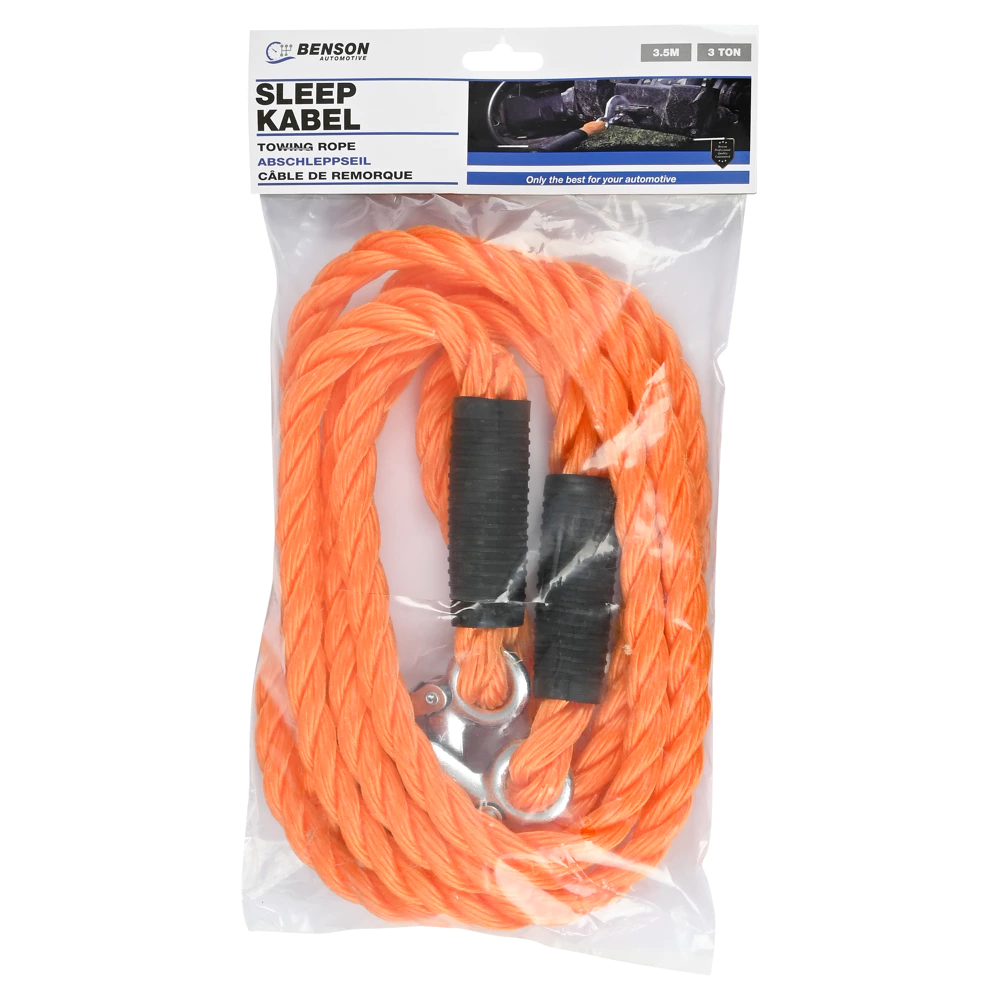 Corde de remorquage 3,0 tonnes orange
