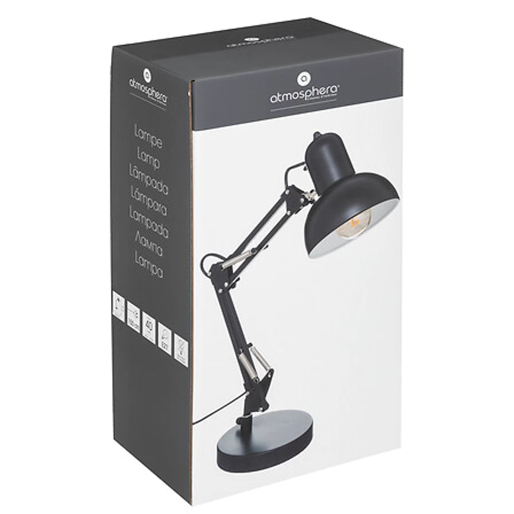 Lampe Arc bren nr h55.8, noir
