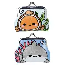 Porte-Monnaie Fermeture Click Clac Animaux Marins