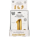 ballon chiffre reutilisable 35cm, 20-fois assorti