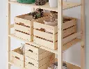 caisse en bois empilable 46x31x25cm confortable