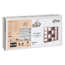 etagere 16 cases 15mm naturel mix, beige