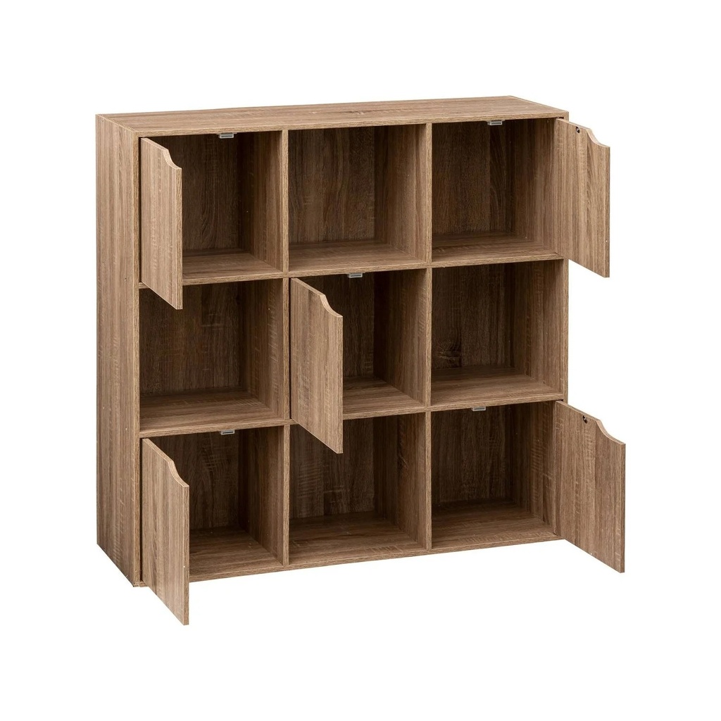etagere 9 cases naturel mix n door, beige