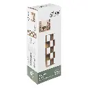 etagere double naturel novia, beige