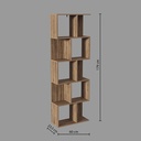etagere double naturel novia, beige