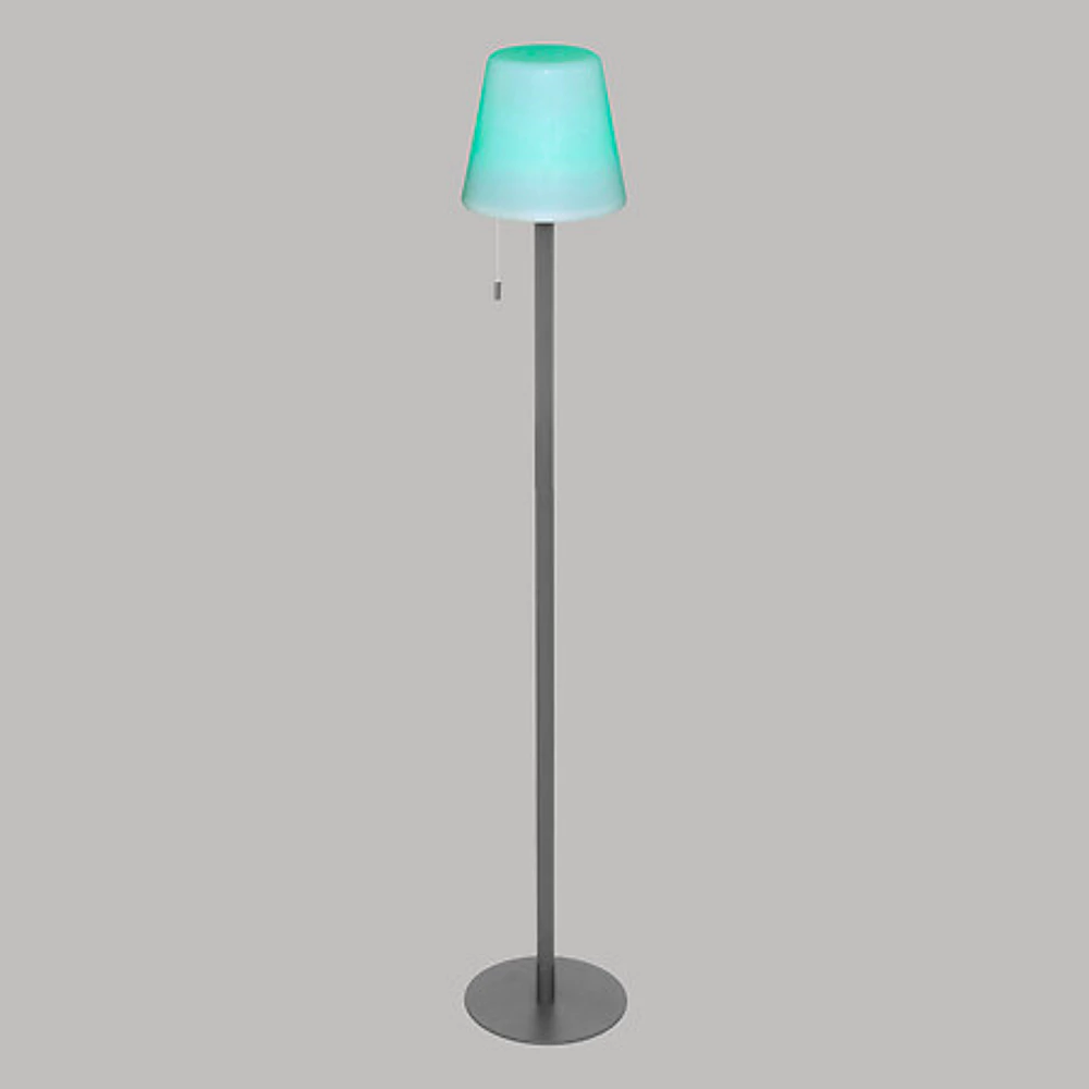lampadaire extérieur usb zack graph h108, gris gra