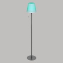 lampadaire extérieur usb zack graph h108, gris gra
