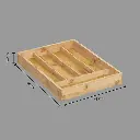 range couvert 5comp bambou, beige
