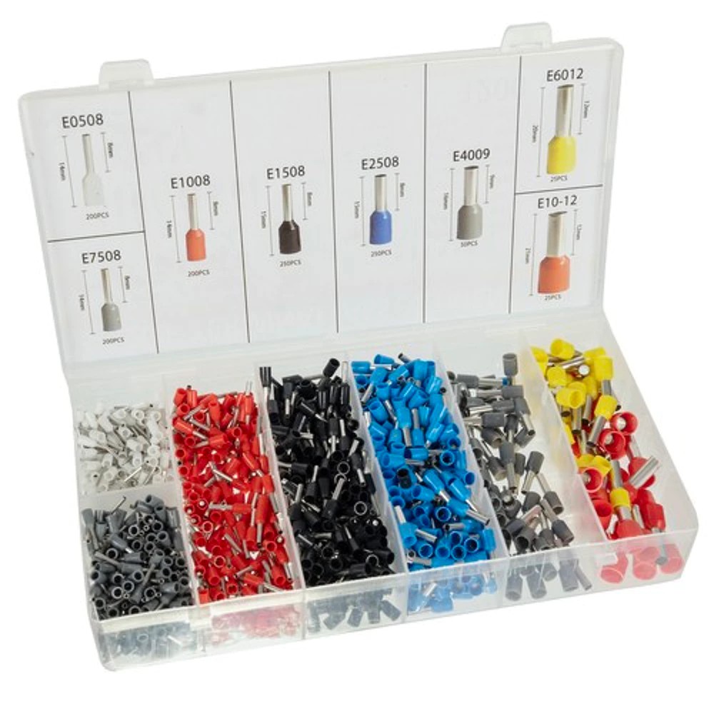 Pince de sertissage avec embouts 0,25-10 mm2