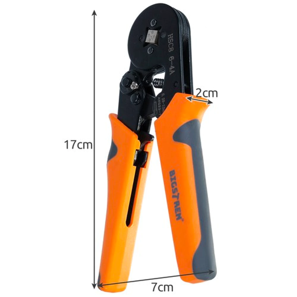 Pince de sertissage avec embouts 0,25-10 mm2