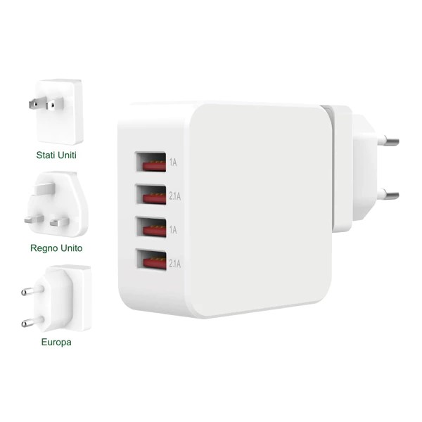 Kit chargeur de voyage universel