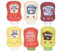 Sauces Squishy 10 cm 6 assorties Présentoir (12)