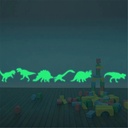 Décorations murales illuminées Dino (9 pcs)