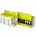LOT DE 3  Ampoule LED G-TECH, A60, E27, 8,8 W, 806 lm, 3000 