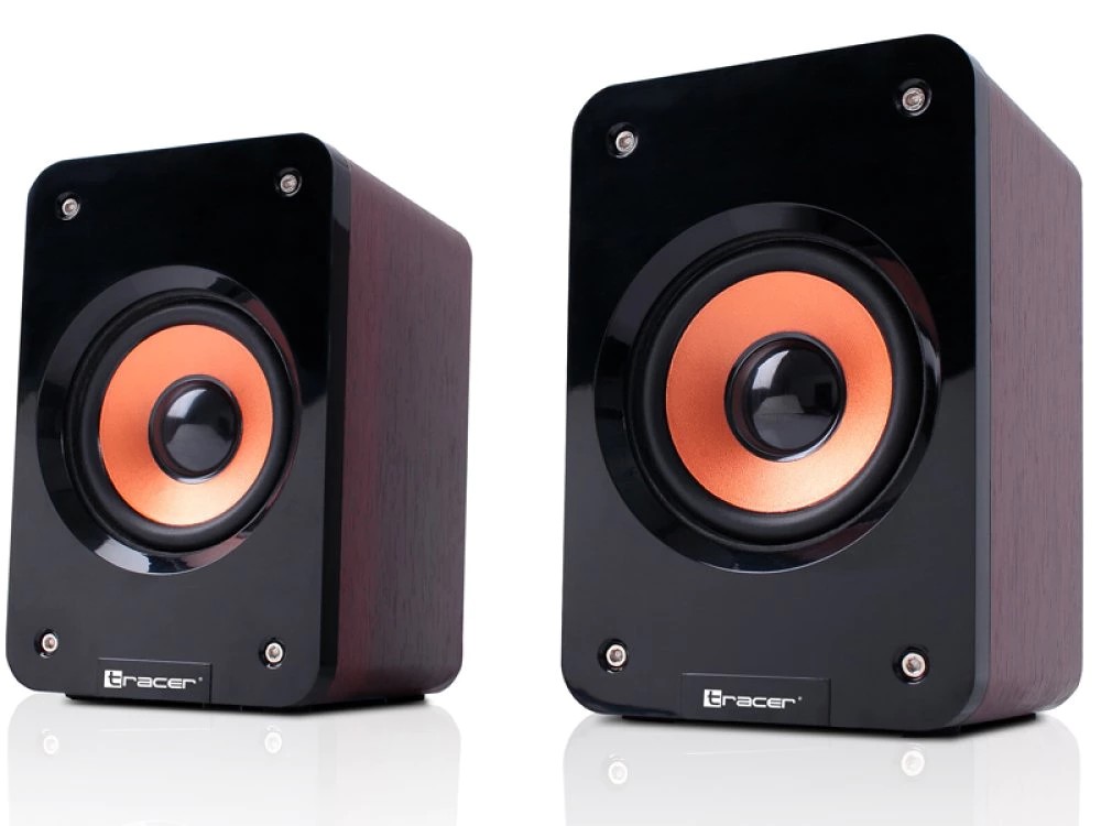 HAUT-PARLEURS 2.0 SET USB EN BOIS