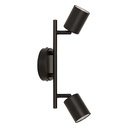 plaf / applique x2 metal vico nr l28, noir