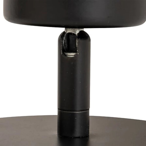 plaf / applique x1 metal vico nr d10, noir