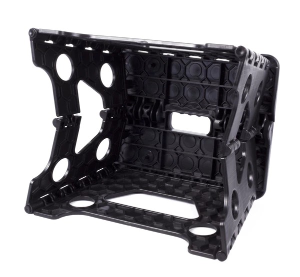 Pliant tabouret noir blanc petit 80 kg