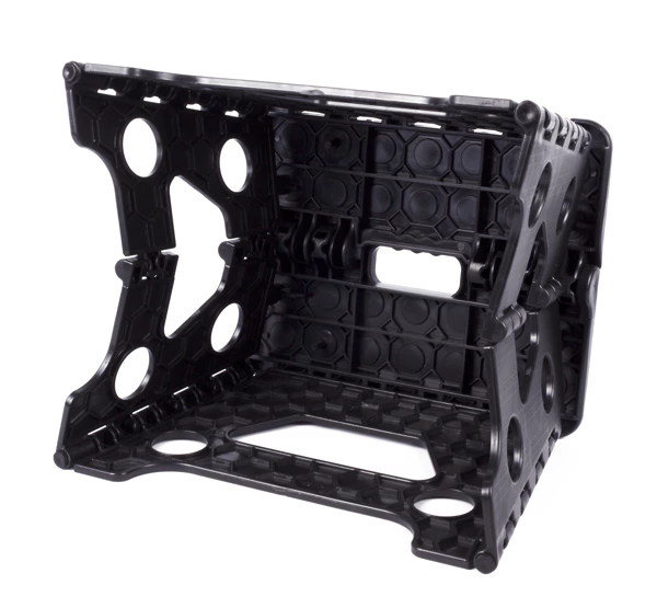 Pliant tabouret noir blanc petit 80 kg