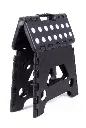 Pliant tabouret noir blanc petit 80 kg