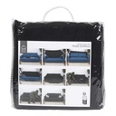 housse extensible canape trois places noir