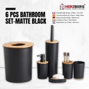 Herzberg HG-04456 : Ensemble de salle de bain en b