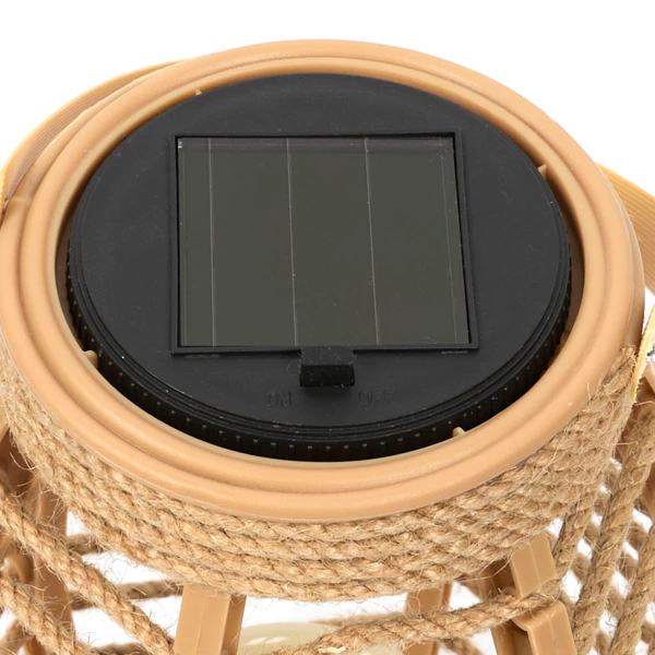 lanterne solaire effet bougie h15cm