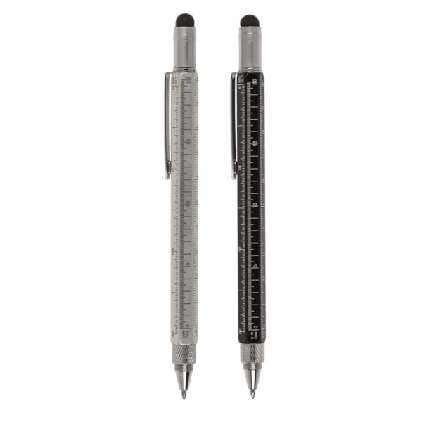 Stylo à bille, multi-outil, 6 en 1, 15 x 1,5 cm,