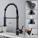 Robinet d'évier de cuisine télescopique