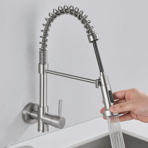 Robinet d'évier de cuisine télescopique