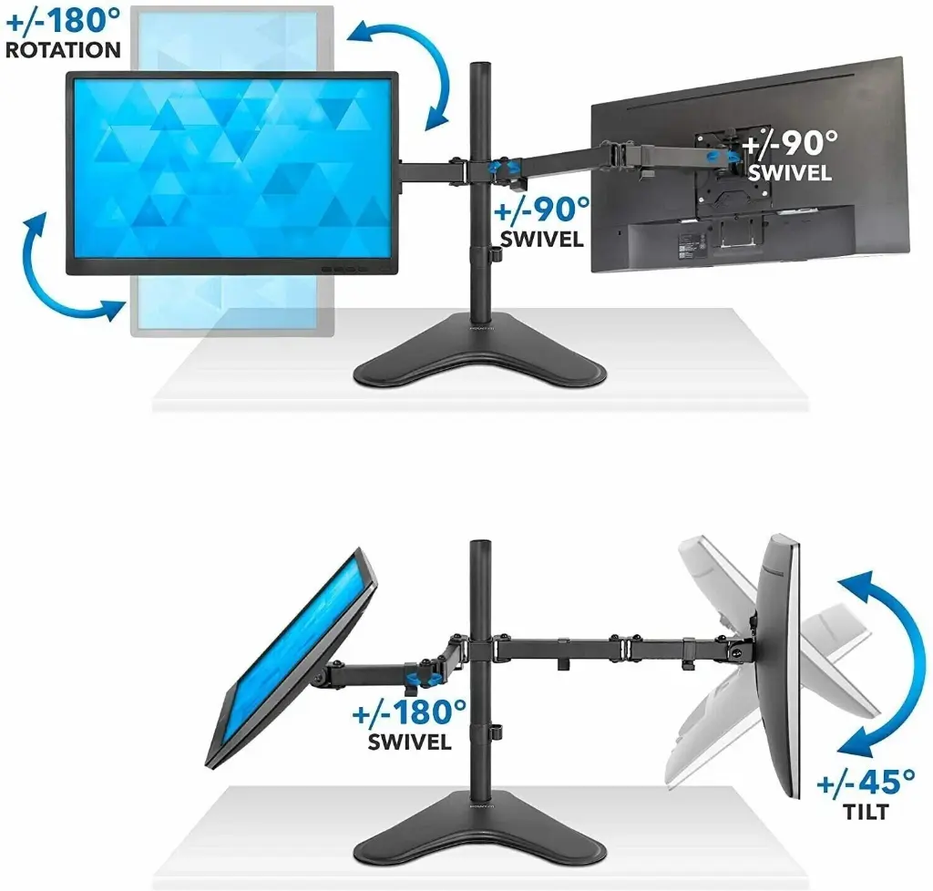 KIT DEUX ECRAN 27" FHD avec Support