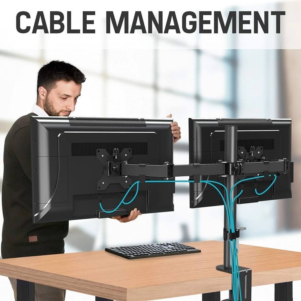 KIT DEUX ECRAN 27" FHD avec Support (reconditionné)