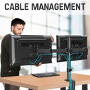 KIT DEUX ECRAN 27" FHD avec Support (reconditionné)