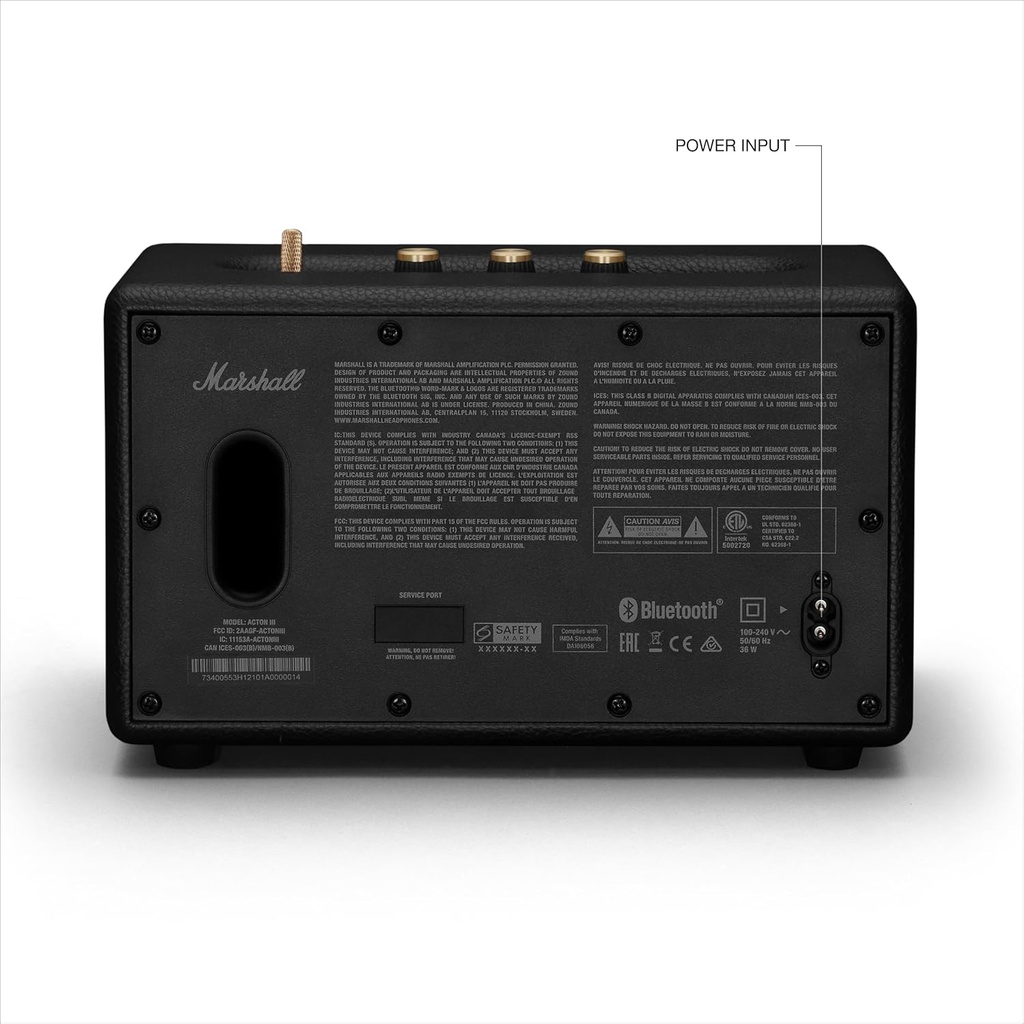 Marshall Acton III Bluetooth Black