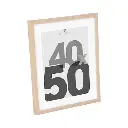 cadre photo naturel eva 40x50 dis, beige